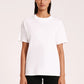 Nude Lucy Organic Boyfriend Tee in White - the tartan fox