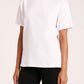 Nude Lucy Organic Boyfriend Tee in White - the tartan fox