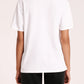 Nude Lucy Organic Boyfriend Tee in White - the tartan fox