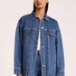 Nude Lucy Organic Denim Jacket in Vintage Blue - the tartan fox