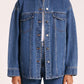 Nude Lucy Organic Denim Jacket in Vintage Blue - the tartan fox