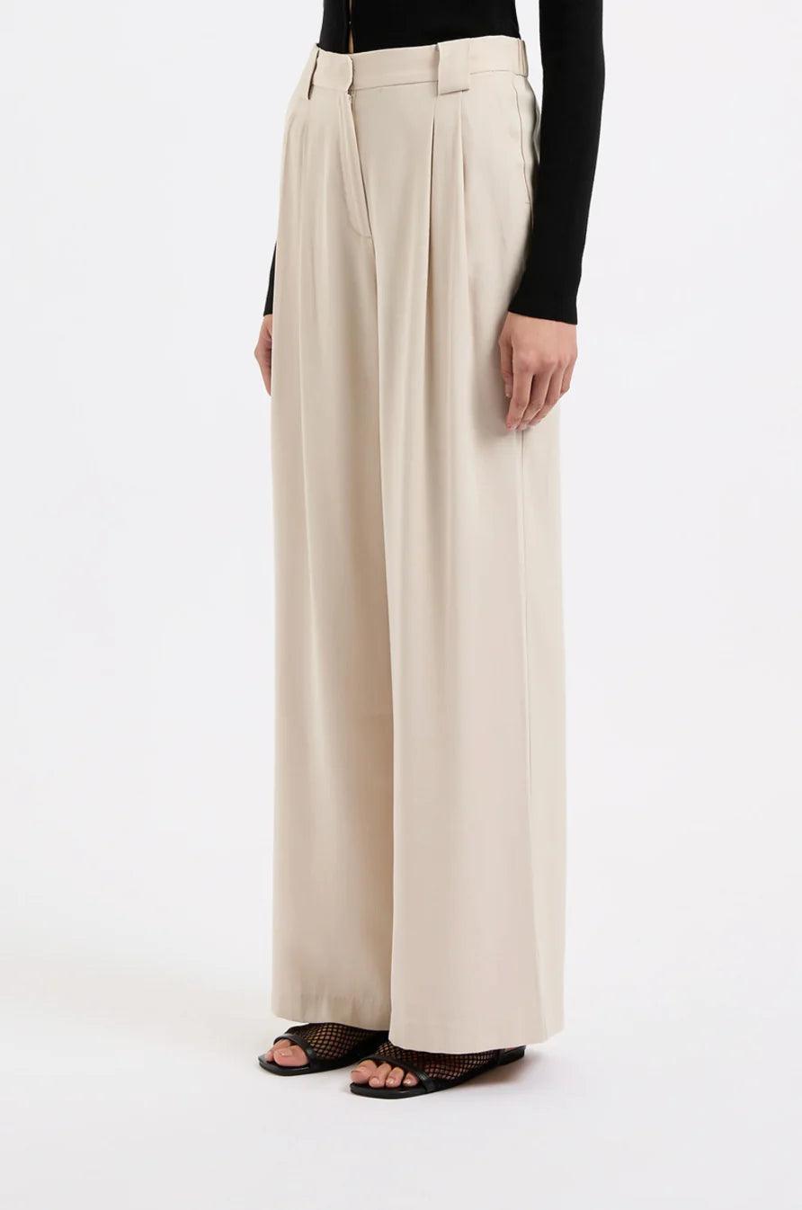 Nude Lucy Petra Tailored Pant in Dune - the tartan fox