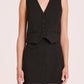 Nude Lucy Rana Vest in Black - the tartan fox