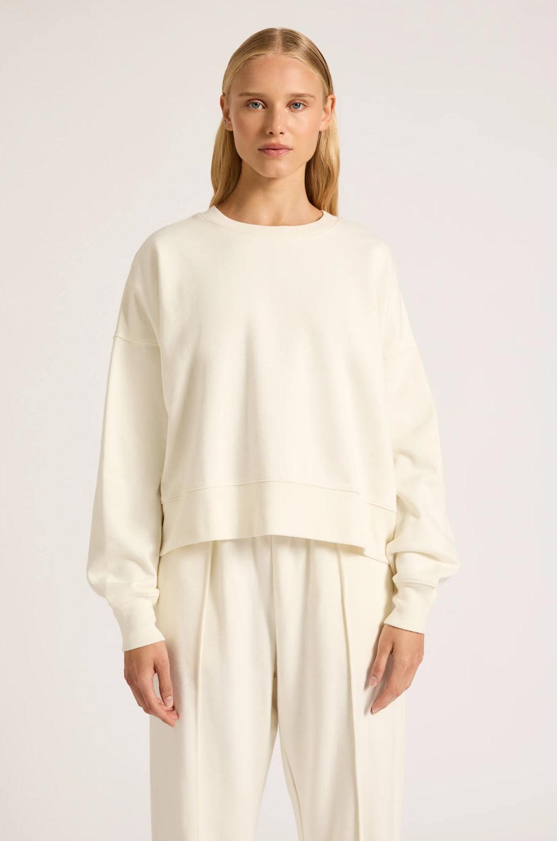 Nude Lucy Rhye Sweat in Ivory - the tartan fox