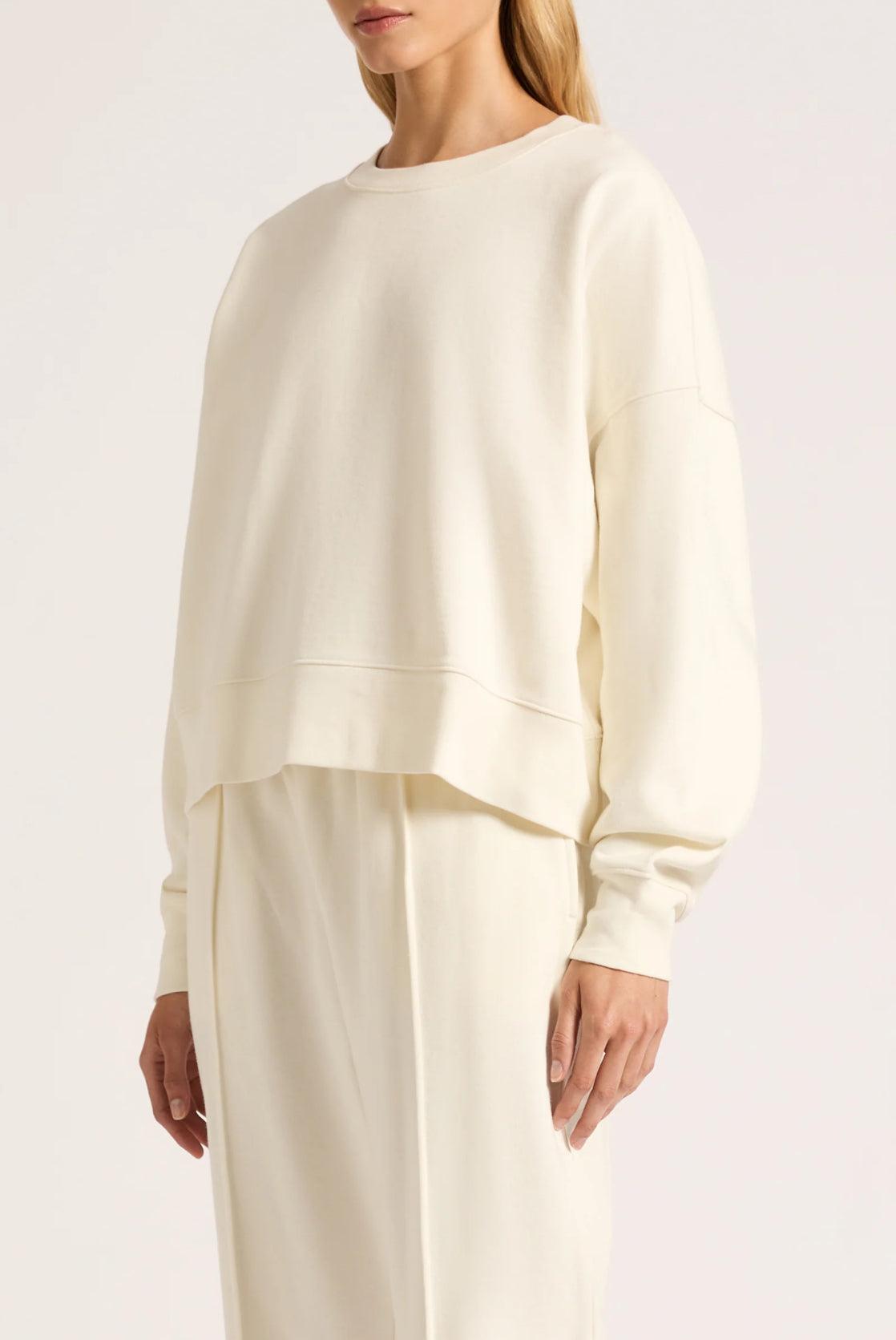 Nude Lucy Rhye Sweat in Ivory - the tartan fox