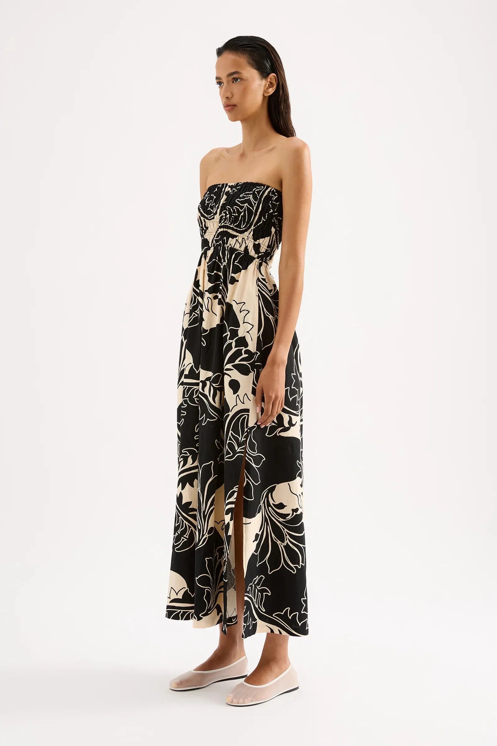 Nude Lucy Salvador Maxi Dress - the tartan fox