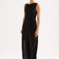 Nude Lucy Serine Maxi Dress in Black - the tartan fox