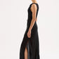 Nude Lucy Serine Maxi Dress in Black - the tartan fox