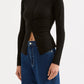 Nude Lucy Sonora Top in Black - the tartan fox