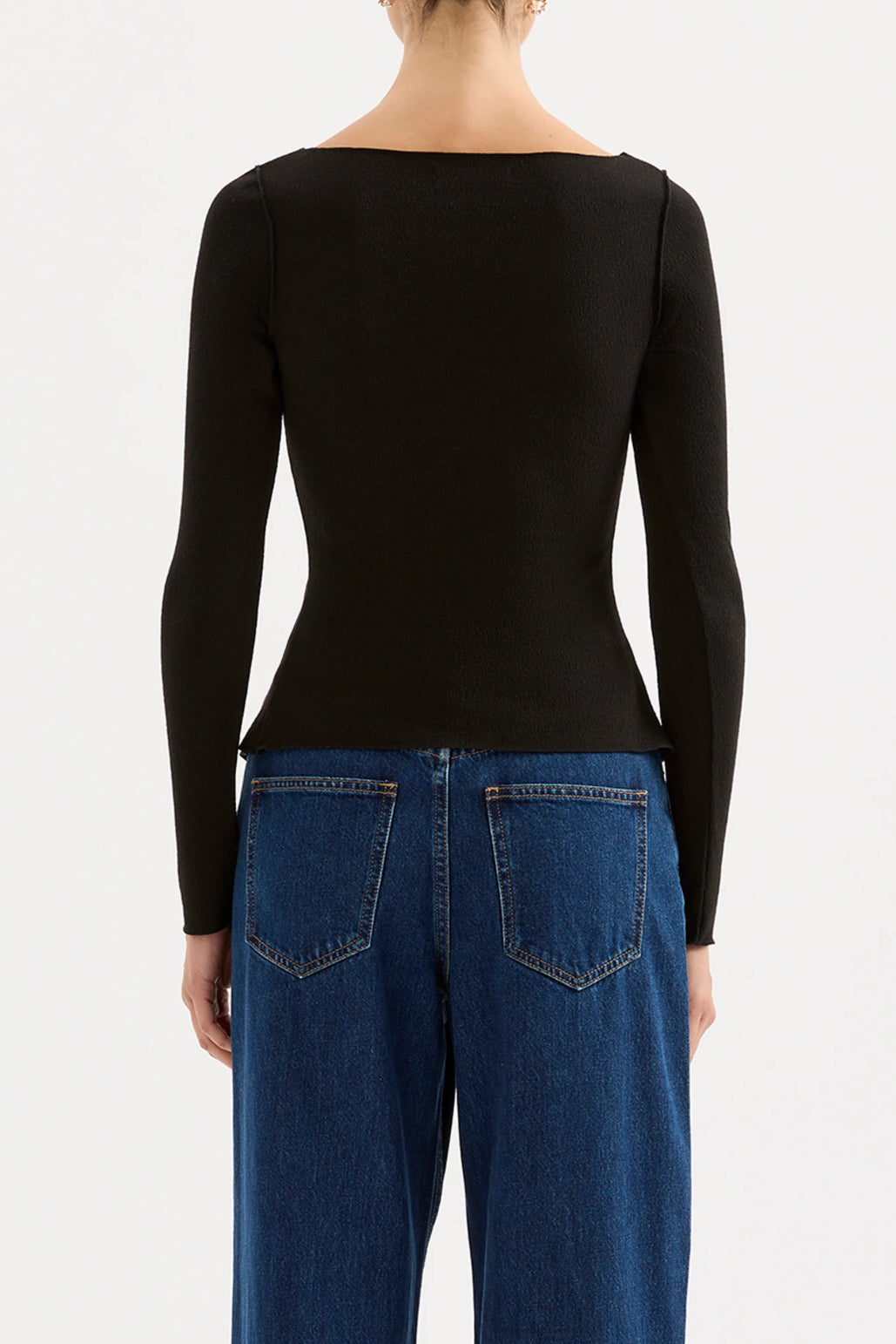 Nude Lucy Sonora Top in Black - the tartan fox