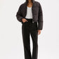 Nude Lucy Topher Puffer Jacket in Coal - the tartan fox