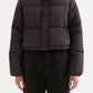 Nude Lucy Topher Puffer Jacket in Coal - the tartan fox