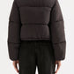 Nude Lucy Topher Puffer Jacket in Coal - the tartan fox