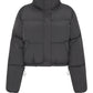 Nude Lucy Topher Puffer Jacket in Coal - the tartan fox