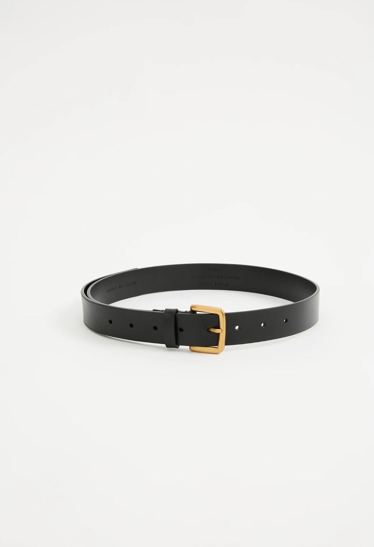 Nude Lucy Toro Belt in Black - the tartan fox