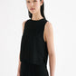 Nude Lucy Zosia Knit Tank in Black - the tartan fox