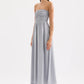 Nude Lucy Zuri Tencel Maxi Dress in Storm - the tartan fox