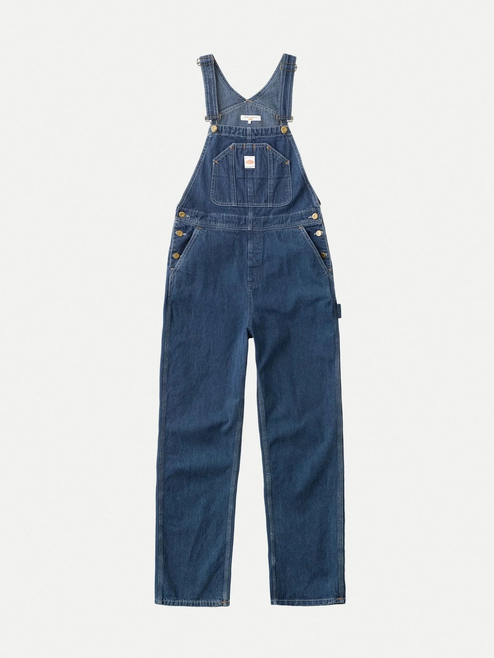 Nudie Jeans Astrid Denim Dungaree in B20/Blue - the tartan fox