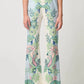 OnceWas Carlyle Stretch Linen Viscose Pant in Paradi Flè Print - the tartan fox