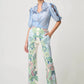 OnceWas Carlyle Stretch Linen Viscose Pant in Paradi Flè Print - the tartan fox