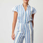 OnceWas Positano Viscose Linen Jumpsuit - the tartan fox