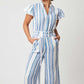 OnceWas Positano Viscose Linen Jumpsuit - the tartan fox