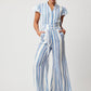 OnceWas Positano Viscose Linen Jumpsuit - the tartan fox