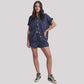 One Teaspoon Drift Short Sleeve Denim Shirt - the tartan fox