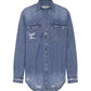 One Teaspoon Everyday Denim Shirt in Pacifica - the tartan fox