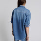 One Teaspoon Everyday Denim Shirt in Pacifica - the tartan fox