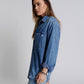 One Teaspoon Everyday Denim Shirt in Pacifica - the tartan fox