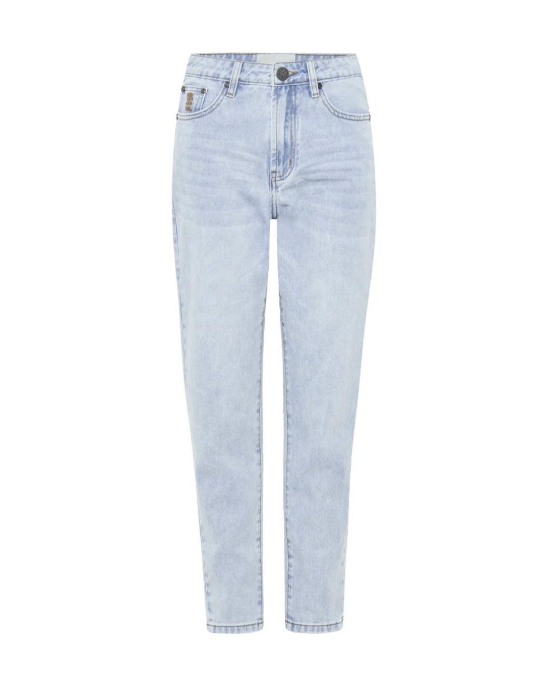 One Teaspoon Legends High Waist Mom Jean in Blue Latte - the tartan fox