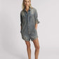 One Teaspoon Prophecy Denim Jumpsuit in Island Blue - the tartan fox