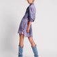 One Teaspoon Purple Rain Nixie Denim Shirt Dress - the tartan fox