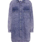 One Teaspoon Purple Rain Nixie Denim Shirt Dress - the tartan fox