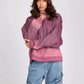 One Teaspoon Smiley Batwing Hoody in Washed Pink - the tartan fox