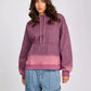 One Teaspoon Smiley Batwing Hoody in Washed Pink - the tartan fox