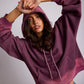 One Teaspoon Smiley Batwing Hoody in Washed Pink - the tartan fox