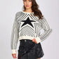 One Teaspoon Star Gazing Knitted Sweater in Mono - the tartan fox