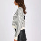 One Teaspoon Star Gazing Knitted Sweater in Mono - the tartan fox