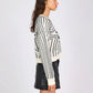 One Teaspoon Star Gazing Knitted Sweater in Mono - the tartan fox