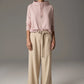 POL Beech Drawcord Knit in Pink - the tartan fox