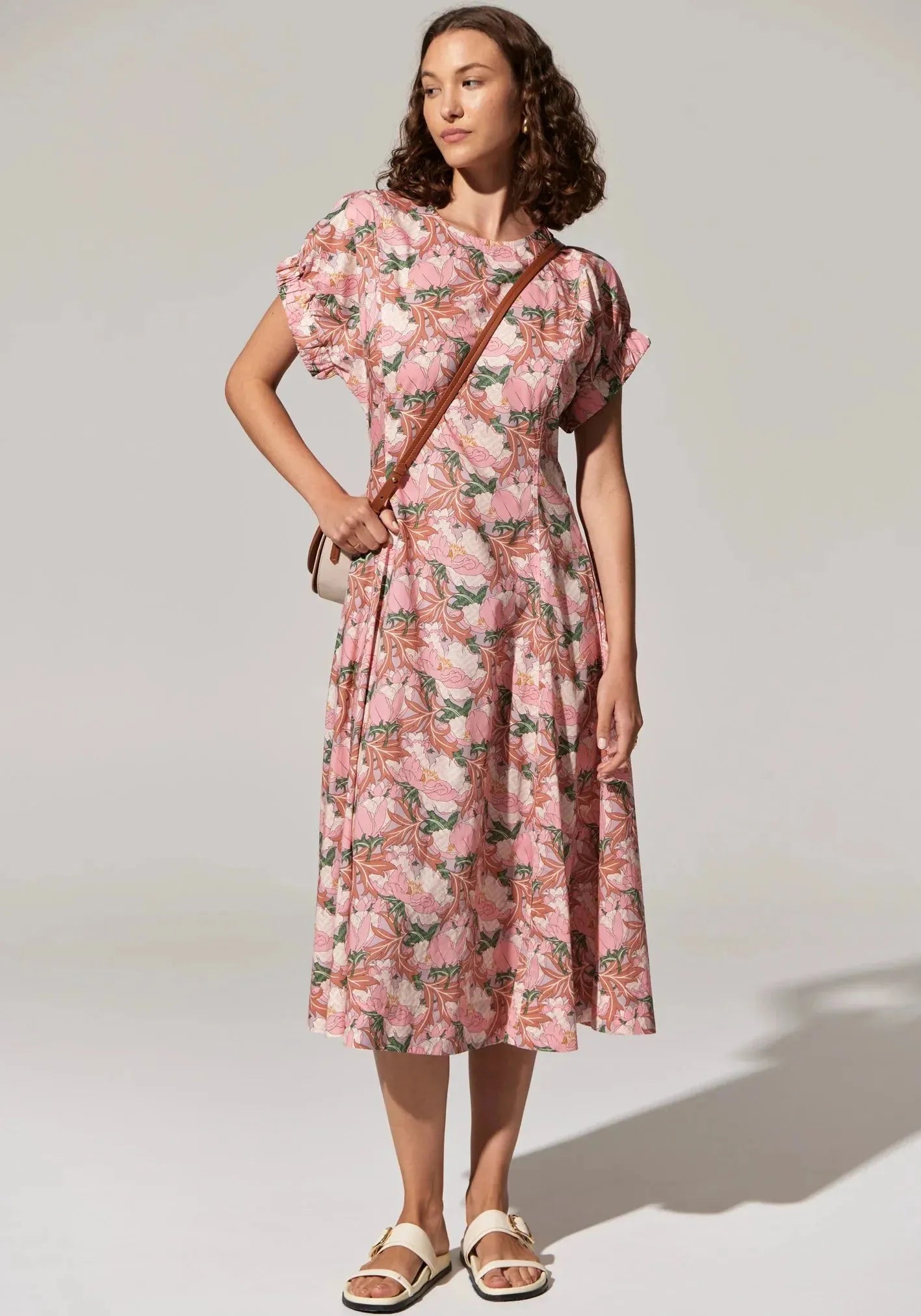 POL Bella Day Dress in Bella Print - the tartan fox