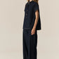 POL Carson Denim Shirt in Dark Wash - the tartan fox