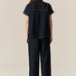 POL Carson Denim Shirt in Dark Wash - the tartan fox
