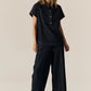 POL Carson Denim Shirt in Dark Wash - the tartan fox