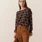 POL Clothing Melville Spot Intarsia Knit - the tartan fox