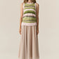 POL Marc Multistripe Tank in Pink Multi - the tartan fox