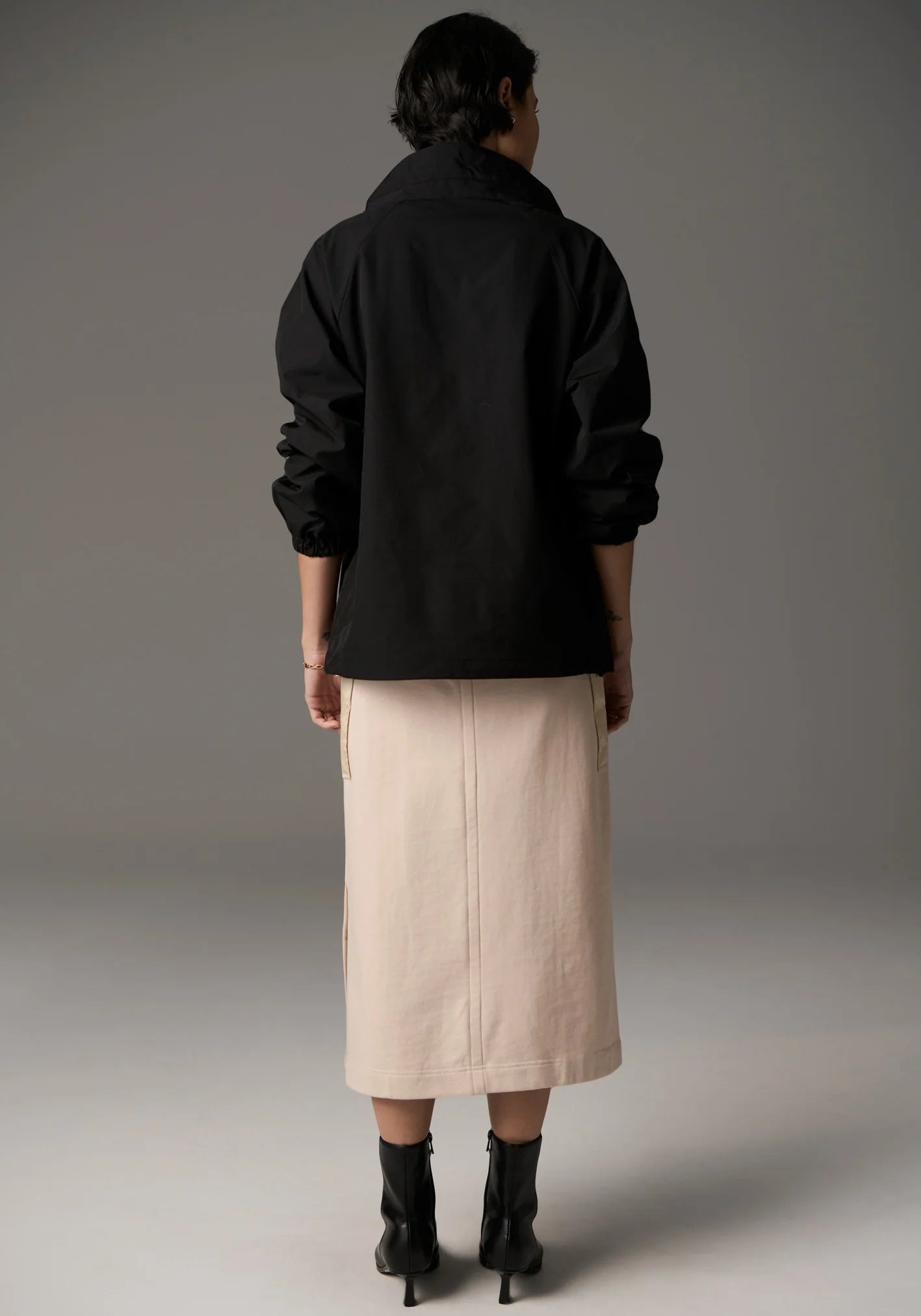 POL Marlo Windcheater in Black - the tartan fox