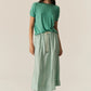 POL Pax Pocket Tee in Green - the tartan fox